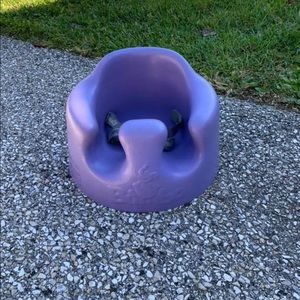 Purple Bumbo with Tray